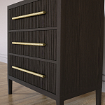 Комод Primo с 3 выдвижными ящиками Темный орех варинант исполнения - 2 | Loft Concept в Кирове