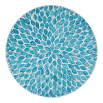 Столик с инкрустацией с перламутровым узором Flower Blue варинант исполнения - 2 | Loft Concept в Кирове