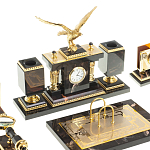 Настольный письменный набор из яшмы и долерита в подарочной упаковке Manager Organizer варинант исполнения - 2 | Loft Concept в Кирове