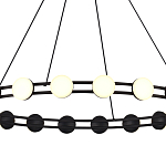 Люстра кольцевая с круглыми светодиодными источниками света Maxine Light варинант исполнения - 5 | Loft Concept в Кирове