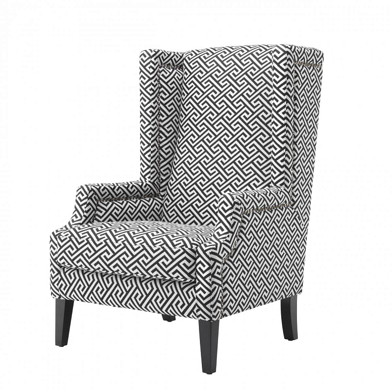 Кресло Eichholtz Chair Eleventy Черно-белый Кресло Eichholtz Chair Eleventy Черно-белый в Кирове | Loft Concept