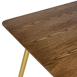 Обеденный стол на металлических ножках Casey Brass Dining Table варинант исполнения - 5 | Loft Concept в Кирове