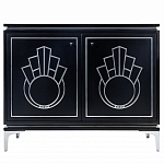 Черный комод в стиле арт-деко Luciano варинант исполнения - 1 | Loft Concept в Кирове