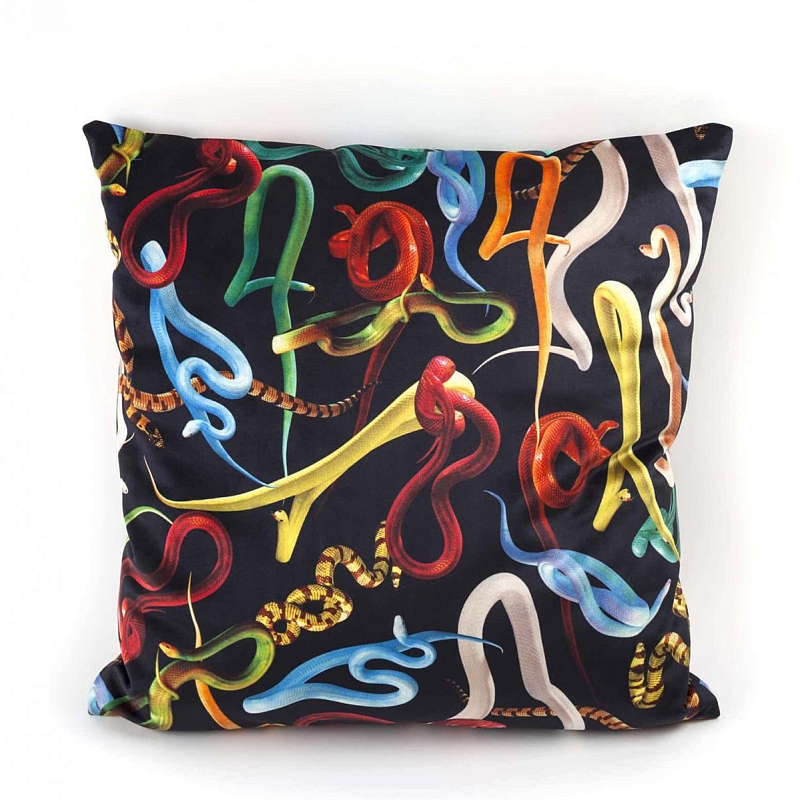 Подушка Seletti Cushion Snakes Toiletpaper Мульти Подушка Seletti Cushion Snakes Toiletpaper Мульти в Кирове | Loft Concept