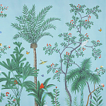 Обои ручная роспись Amazonia Duck Egg варинант исполнения - 2 | Loft Concept в Кирове