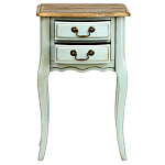 Прикроватная тумба из массива березы светло-бирюзовая Montmartre Provence Bedside Table варинант исполнения - 3 | Loft Concept в Кирове
