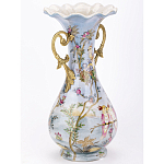 Ваза фарфоровая с попугаями Gaya варинант исполнения - 5 | Loft Concept в Кирове