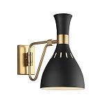 Бра с плафоном в форме песочных часов с узкими перфорированными отверстиями Feiss варинант исполнения - 1 | Loft Concept в Кирове