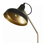 Торшер с плафоном в форме купола в сочетании черного и золотистого цвета Minimalist Execution варинант исполнения - 1 | Loft Concept в Кирове