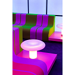 Дизайнерский кофейный стол на круглых ножках Poltronova T02 Pink Coffee Table варинант исполнения - 8 | Loft Concept в Кирове