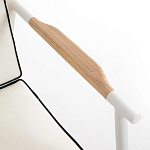 Садовый 2-х местный диван с подлокотниками из тика White варинант исполнения - 6 | Loft Concept в Кирове