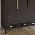 Большой Шкаф Primo Темный орех с 3 дверьми и 3 выдвижными ящиками варинант исполнения - 3 | Loft Concept в Кирове