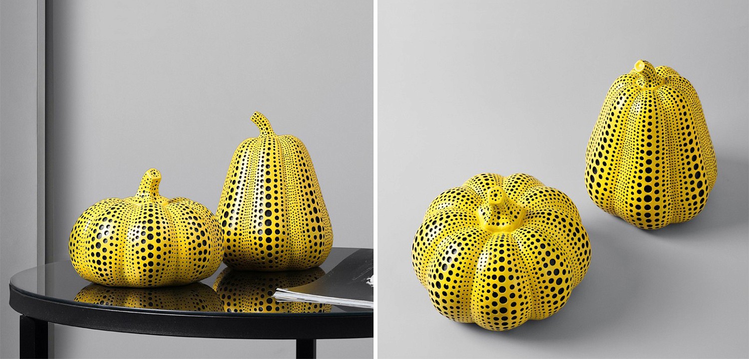 Статуэтка тыквы Kusama Yayoi I Статуэтка тыквы Kusama Yayoi I - Loft-Concept в Кирове