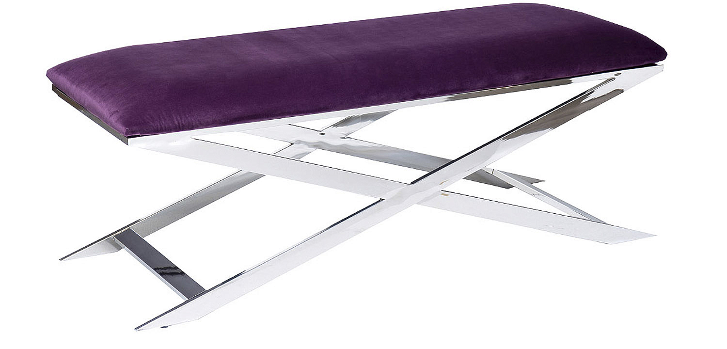 Банкетка Bench Velor Violet Банкетка Bench Velor Violet - Loft-Concept в Кирове