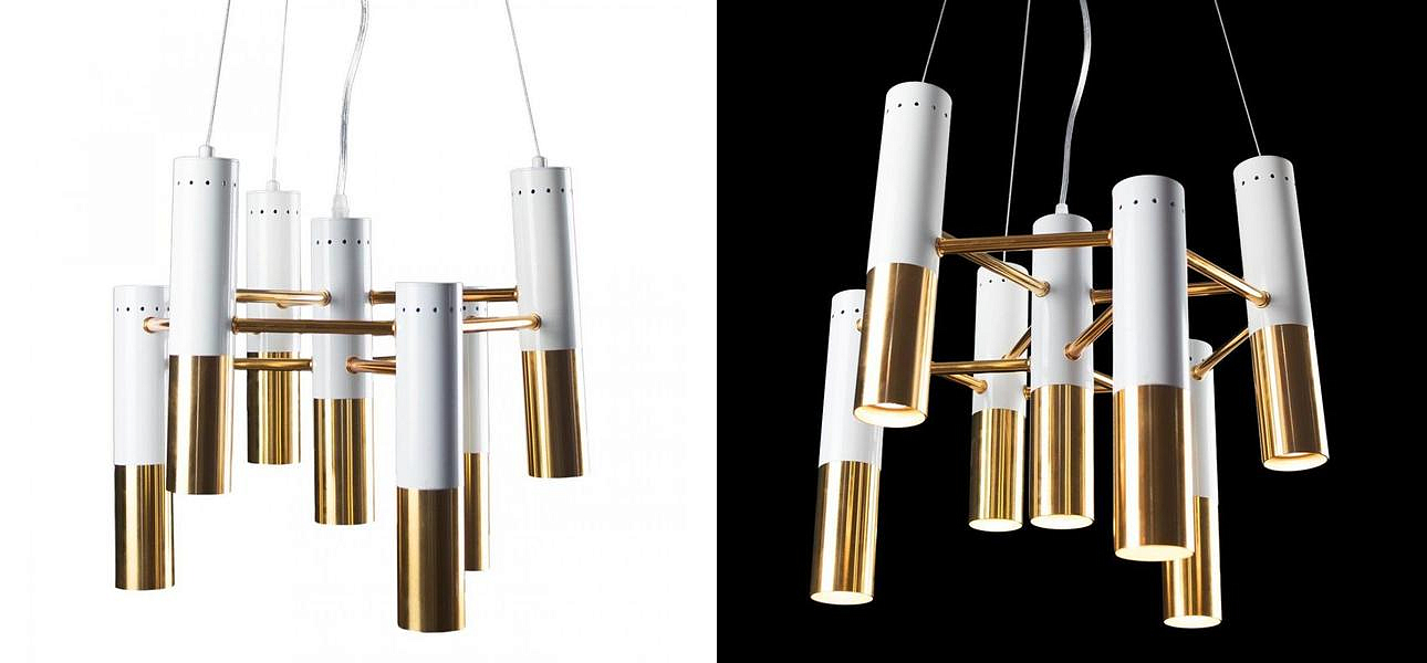 Люстра IKE Delightfull Pendant Белый цвет Диаметр 42 см - Loft-Concept в Кирове