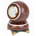 Часы настольные в виде шара из натурального камня Ball Stone Clock варинант исполнения - 4 | Loft Concept в Кирове