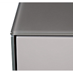 Комод со стеклянной столешницей и с выдвижными ящиками Minimalist Accent варинант исполнения - 5 | Loft Concept в Кирове