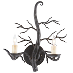 Бра черное в виде ствола дерева Branched Tree варинант исполнения - 2 | Loft Concept в Кирове