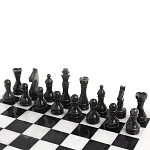 Шахматы классические с белой доской из натурального камня Мрамор Decorative Thematic Chess варинант исполнения - 3 | Loft Concept в Кирове