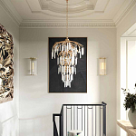 Бра настенное высокое из стеклянных трубочек Gladia варинант исполнения - 3 | Loft Concept в Кирове