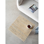 Столик приставной с квадратной столешницей Textured Cream Table варинант исполнения - 5 | Loft Concept в Кирове