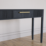 Элегантная Консоль Primo с выдвижным ящиком Черный дуб варинант исполнения - 3 | Loft Concept в Кирове