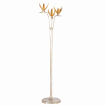 Торшер с 3-мя плафонами в виде цветов Golden Bird of Paradise варинант исполнения - 3 | Loft Concept в Кирове