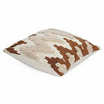 Чехол на подушку с вышивкой в виде геометрических узоров Beige Calista Square варинант исполнения - 1 | Loft Concept в Кирове