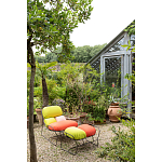 Дизайнерское разноцветное кресло на металлическом каркасе с подставкой для ног Poltronova Plasma Armchair варинант исполнения - 9 | Loft Concept в Кирове