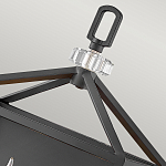 Бра в черном цвете с двумя лампами в форме свечи и стеклянными элементами Hinkley варинант исполнения - 2 | Loft Concept в Кирове