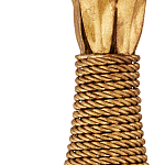 Люстра золотая с декором в виде перьев Bunch of Feathers варинант исполнения - 2 | Loft Concept в Кирове