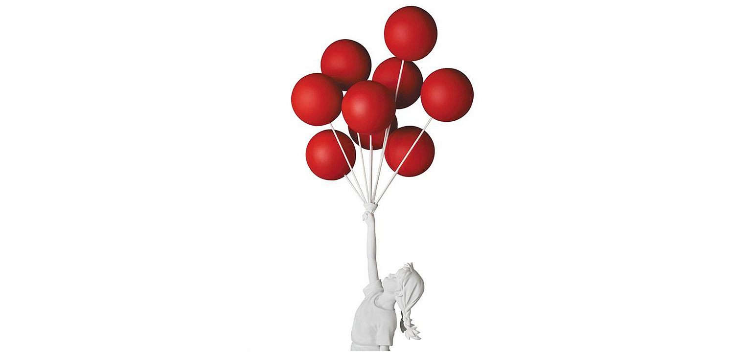 Статуэтка Flying Balloons Girl white and red Статуэтка Flying Balloons Girl white and red - Loft-Concept в Кирове