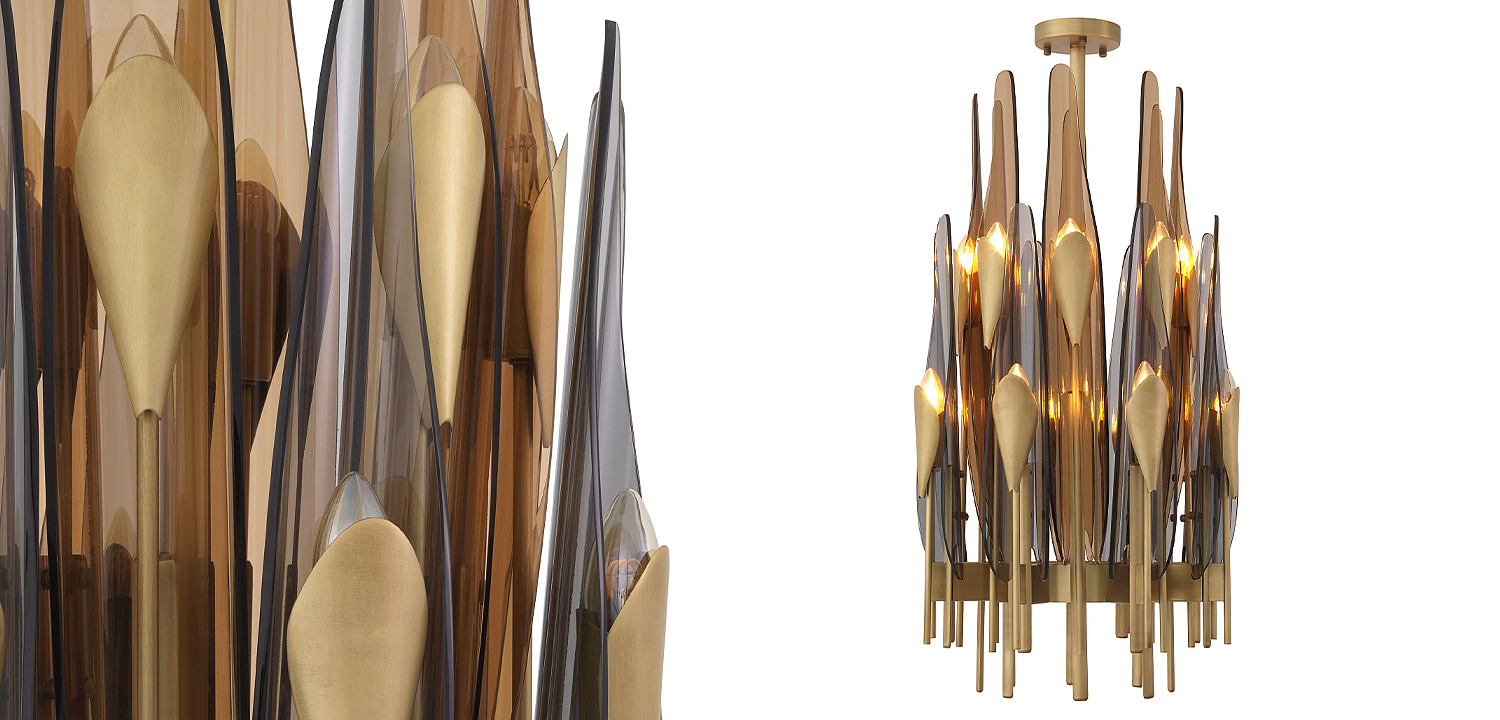 Люстра Eichholtz Chandelier Sky Vertical Люстра Eichholtz Chandelier Sky Vertical - Loft-Concept в Кирове