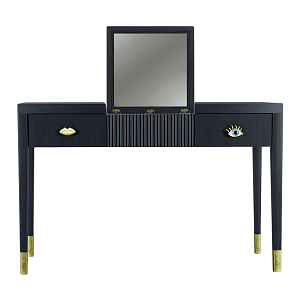 Туалетный стол - Трельяж Elsa Dreams Black 120 см