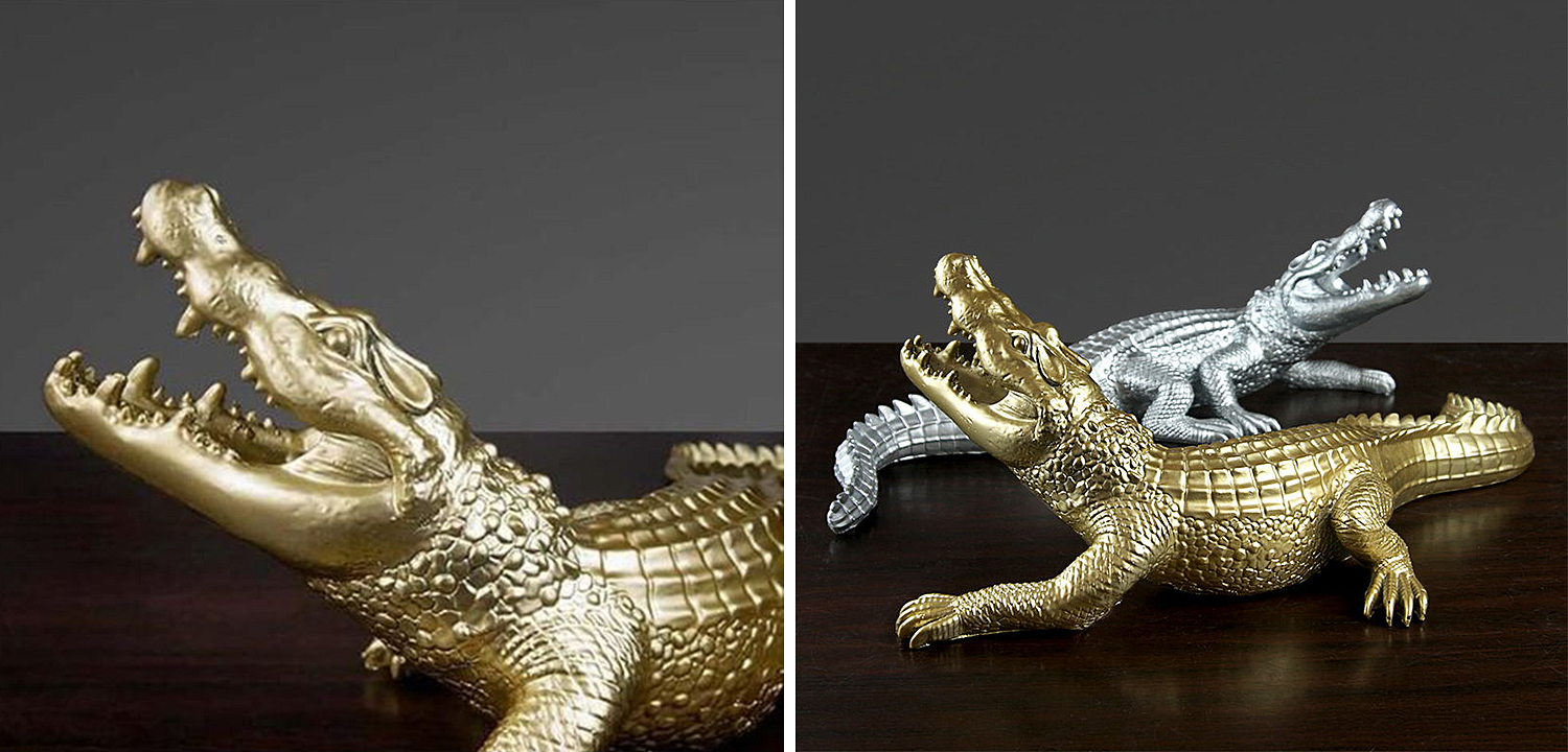 Статуэтка Crocodile Gold Статуэтка Crocodile Gold - Loft-Concept в Кирове