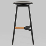 Черный барный стул Knopper варинант исполнения - 2 | Loft Concept в Кирове