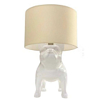 Настольная лампа COLLECTION OF DOGS с абажуром Бульдог варинант исполнения - 2 | Loft Concept в Кирове