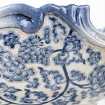 Фарфоровая чаша с птицами Blue and White варинант исполнения - 3 | Loft Concept в Кирове