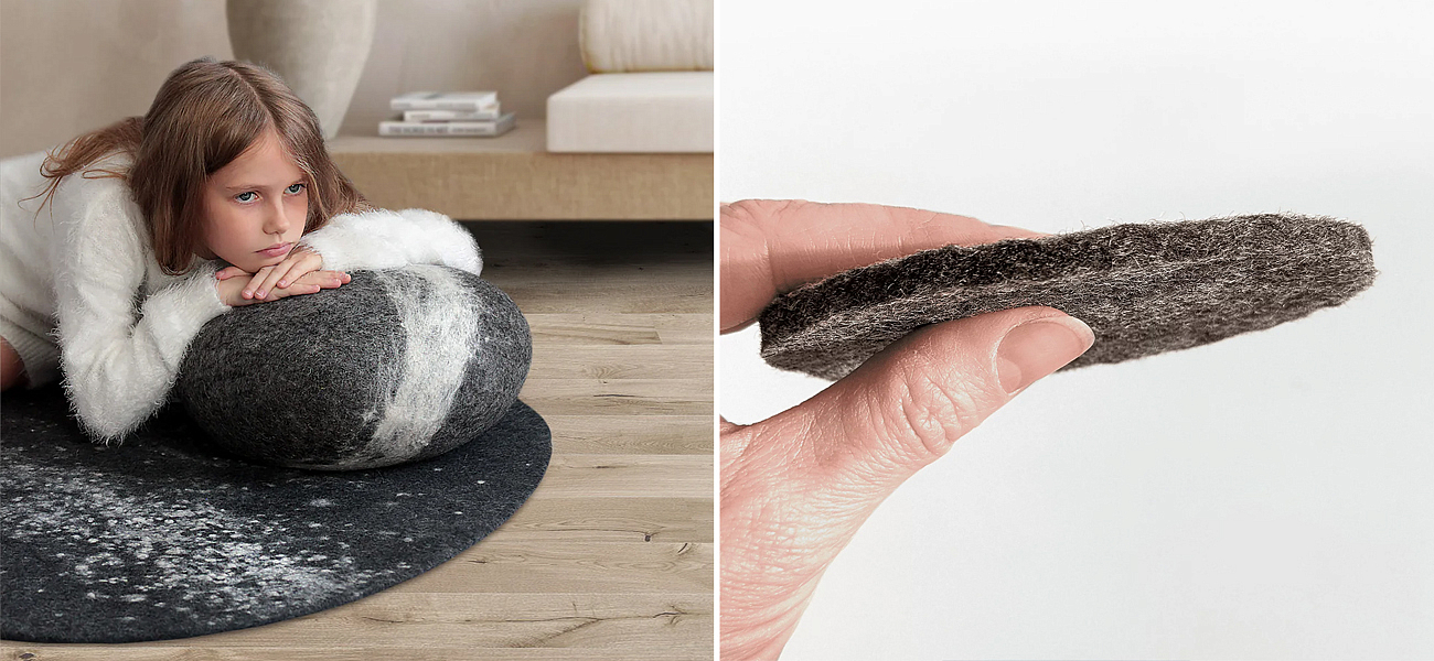 Ковер из Шерсти KATSU "MILKY WAY" Ковер из Шерсти KATSU "MILKY WAY" - Loft-Concept в Кирове