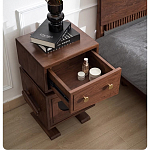 Тумбочка прикроватная с ящиком и дверцей Робот Robot Desk варинант исполнения - 6 | Loft Concept в Кирове