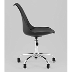 Офисный стул на металлическом основании EGGERY Black пластик варинант исполнения - 4 | Loft Concept в Кирове