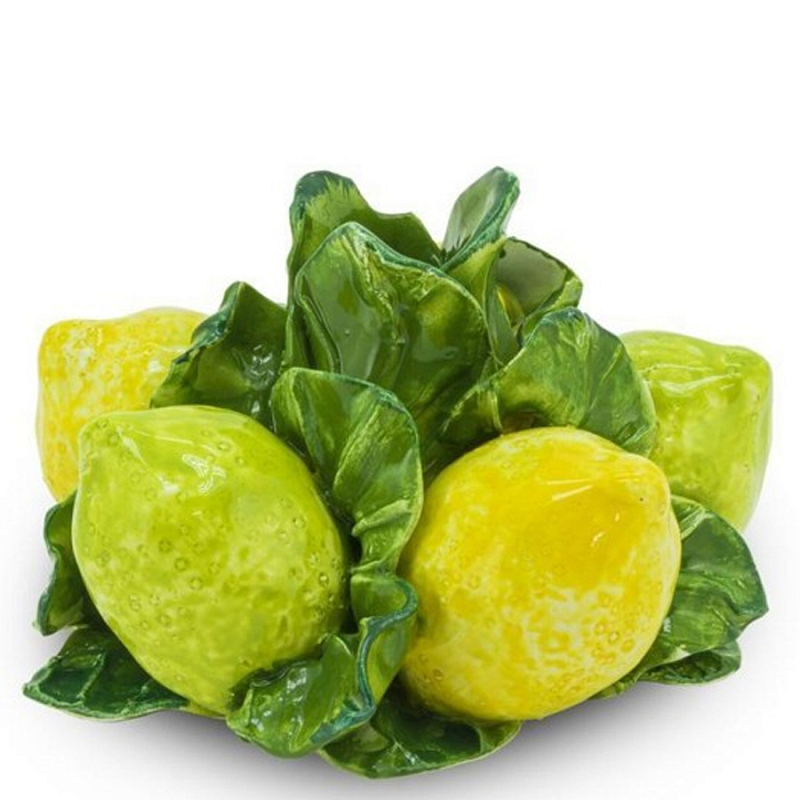 Подсвечник Candleholder Lemons S Зеленый Желтый в Кирове | Loft Concept 