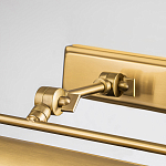 Светильник для картин цвета состаренная латунь с широким плафоном на прямоугольном основании Elstead Lighting варинант исполнения - 9 | Loft Concept в Кирове