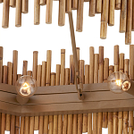 Люстра с абажуром из ротанга Wicker Furniture варинант исполнения - 2 | Loft Concept в Кирове