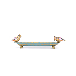 Блюдо фарфоровое Экзотические птички Vivole варинант исполнения - 2 | Loft Concept в Кирове