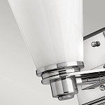 Бра для ванных комнат с белыми стеклянными конусными плафонами Hinkley варинант исполнения - 8 | Loft Concept в Кирове