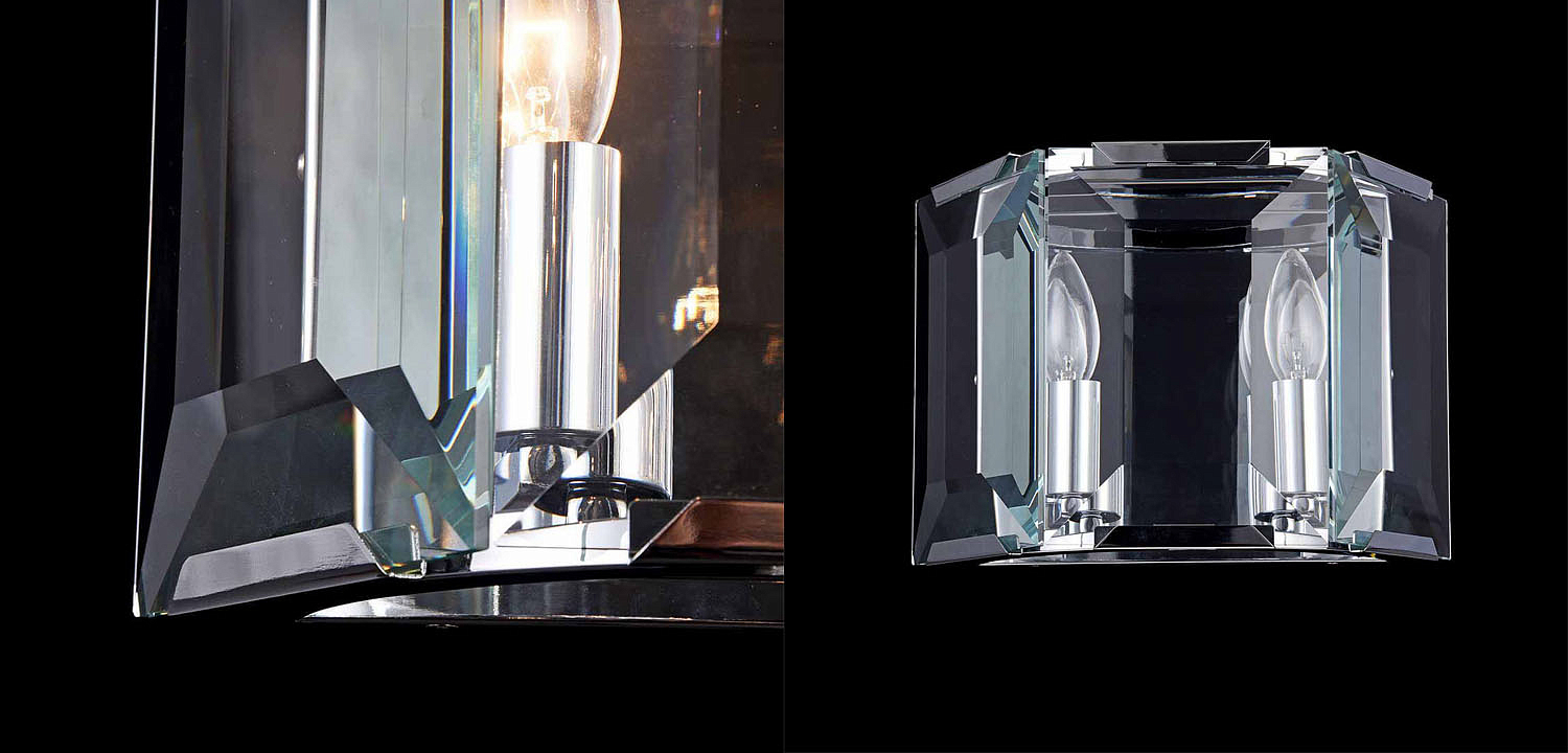 Бра Lari Harlow Crystal Round chrome Бра Lari Harlow Crystal Round chrome - Loft-Concept в Кирове