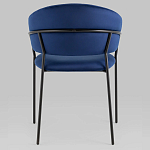 Стул в велюре синего цвета Horizon варинант исполнения - 4 | Loft Concept в Кирове