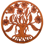 Панно из дерева Foliage Panel With Trees варинант исполнения - 1 | Loft Concept в Кирове