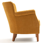 Кресло велюровое на ножках из массива ясеня Jessie Armchair варинант исполнения - 3 | Loft Concept в Кирове